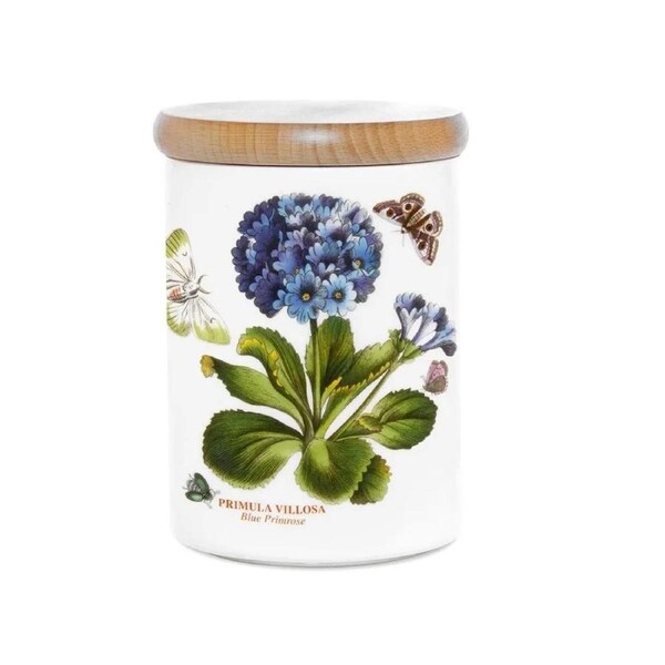 Portmeirion Botanic Garden Airtight Jar Medium - Blue Primrose