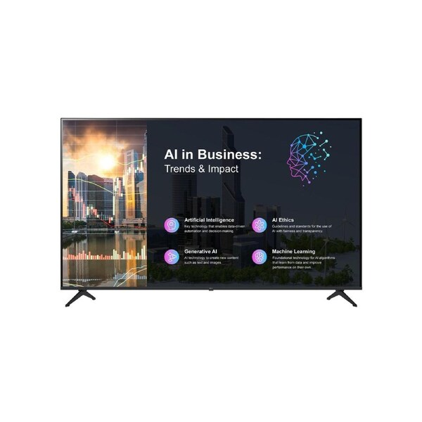 LG 50PK640S signage display Digital signage flat panel (50") LED 260 cd/m 4K Ultra HD Black Built-in processor WebOS 16/7