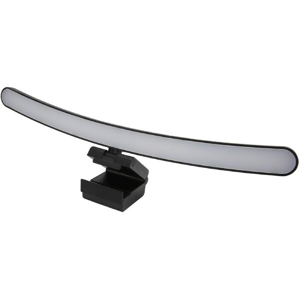Monitor Light Bar Eye Asymmetrical Light Source, Dimmable Monitor Lamp Easy Installation, Extra Computer Lighting Type C Interface Space Saving for Home Office