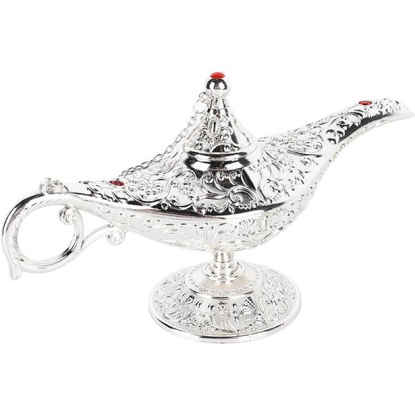 Arabian Lamp, Wishing Lamp Decor Table Ornament Vintage for Living Room