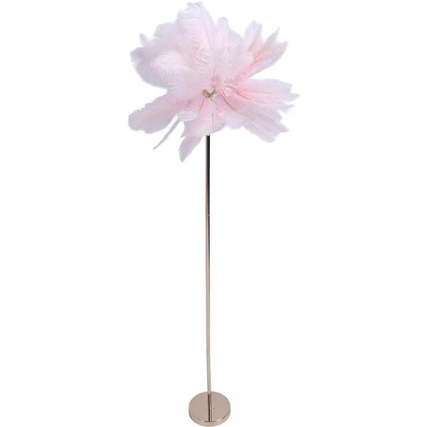 Night Foot Lamp, LED Lamp 3 Decorative Color Temperatures 61 Inches High for Bedroom (Pink)