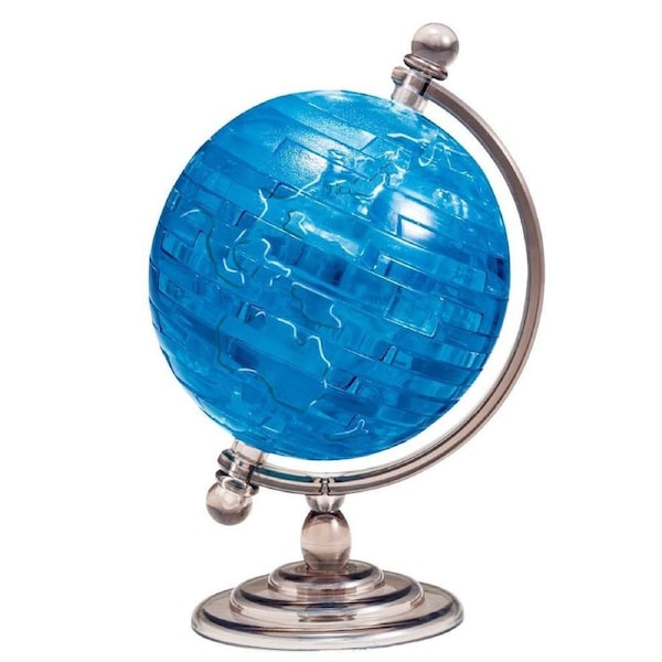 3D Globe Crystal Puzzle