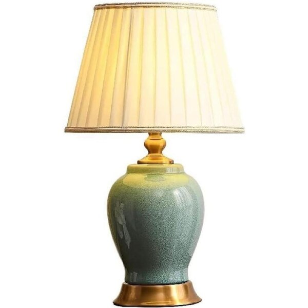 VELOCITY Chandelier Large Oriental Ceramic Desk Lamps Creative Ice Crack Bedroom Bedside Lamp Traditional Art Deco Desktop Lamp Ginger Jar Lamp Table Lamp Chandelier