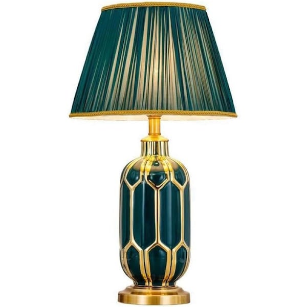 VELOCITY Lamp Bed Lamp Table Lamp Bedroom Lamp Simple Creative Home Bedside Lamp Living Room European Decorative Ceramic Table Lamp Living Room Lamp