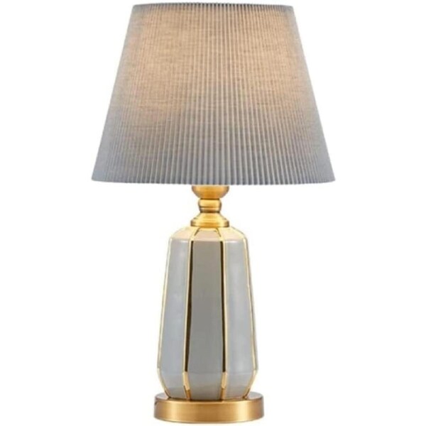 VELOCITY Shower Head Table Lamp Bedside Lamp Nightstand Lamp Ceramic Bedside Table Lamp Modern Light Luxury Table Lamp Retro Nightstand Lamp(Remote Control Switch-A)