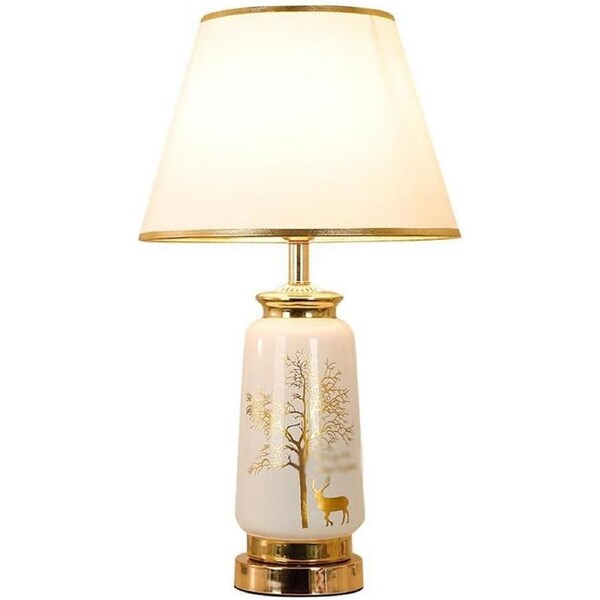 VELOCITY Lamp for Desk Table Lamp Bedroom Bedside Lamp High-end Simple Modern Bedroom Bedside Table Lamp Study Reading Lamp Desk Led Lamp (A-A)