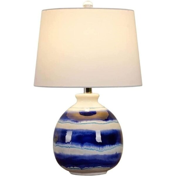 Shower head Table Lamp Bedside Lamp Nightstand Lamp Ceramic Table Lamp Desk Lamps Traditional Bedside Desk Nightstand Lamp for Office Table Lamps Table Light for Living Room S(Dimmer Switch-A)