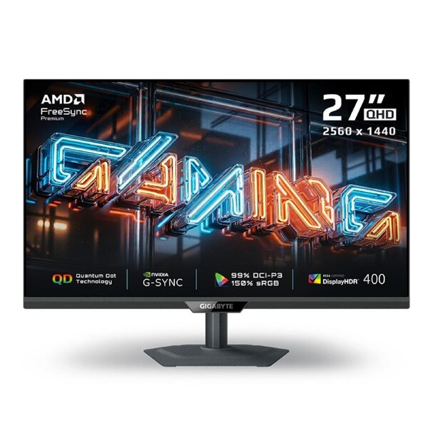 Gigabyte 27in QHD 200Hz SS IPS Edge Gaming Monitor (M27Q2)