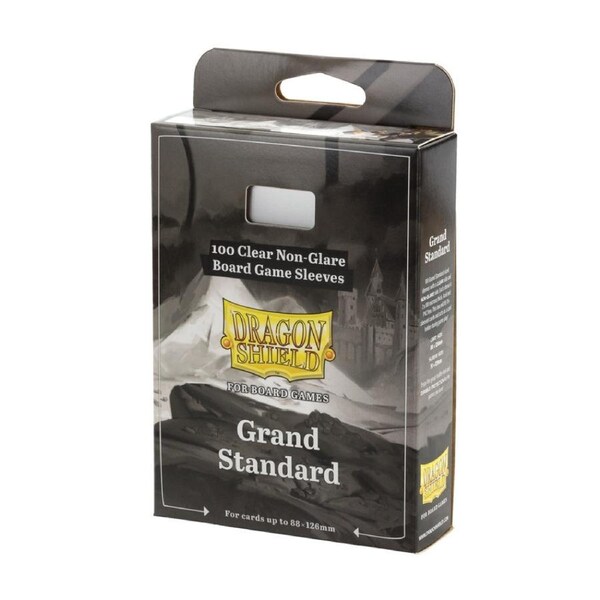 Dragon Shield: Board Game Sleeves Clear Non-Glare Grand Standard