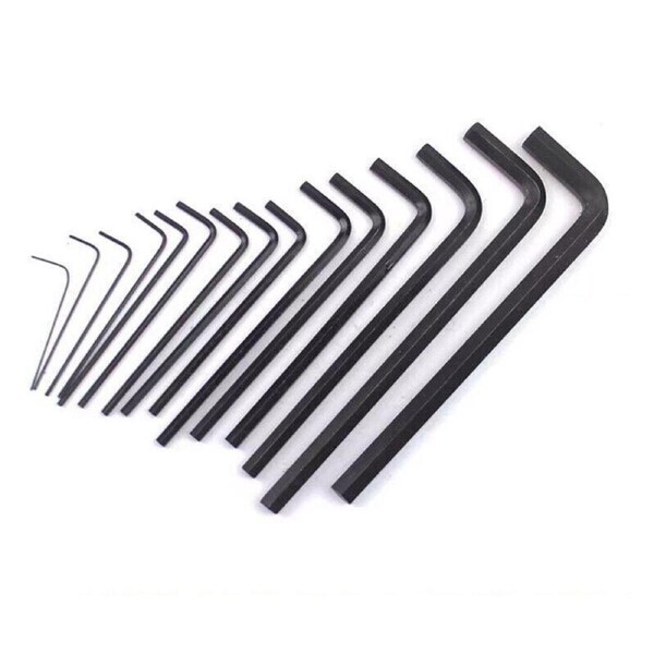 30Pcs Hex Key Metric Imperial Allen Alan Allan Key Set Tools Kit Crv