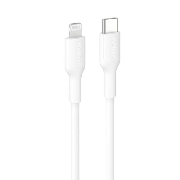 Belkin BoostCharge Lightning to USB-C Cable (1M) - White
