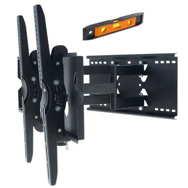 60-100" Inch 100kg TV Bracket Tilt Swivel Pivot Wall Mount Black Selby