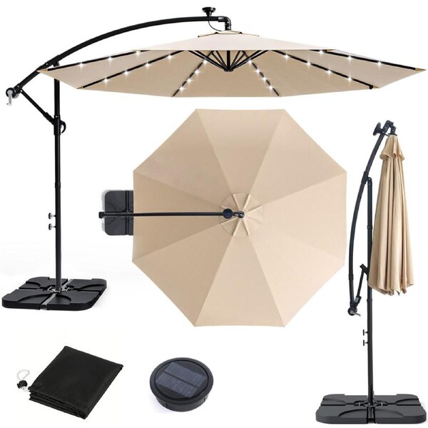 Advwin 4-Piece Cantilever Umbrella Base