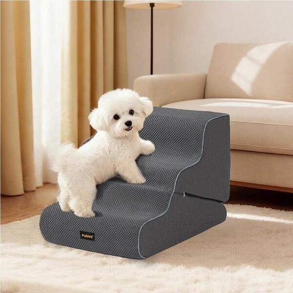 3-Step PaWz 2-in-1 Dog Stairs Portable