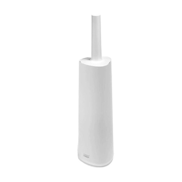 Joseph Joseph Flex 360 Bathroom Toilet Cleaning Brush W/ Holder White