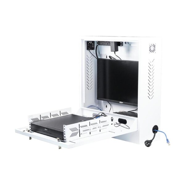 Datatek CCTV System Security Cabinet Enclosure Lockable Monitor 24 Inch