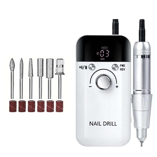 45000RPM Rechargeable Portable Nail Drill File Machine Manicure Pedicure Art