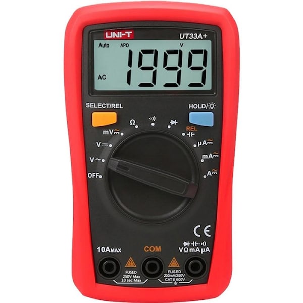 Uni-T Palm Size Digital Multimeter Auto-Ranging UNI-T LCD