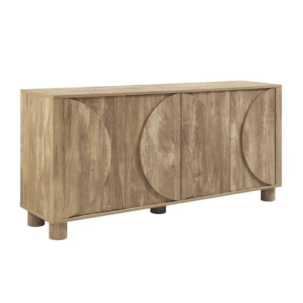 Tanya Buffet Sideboard Cabinet 4 Doors Oak