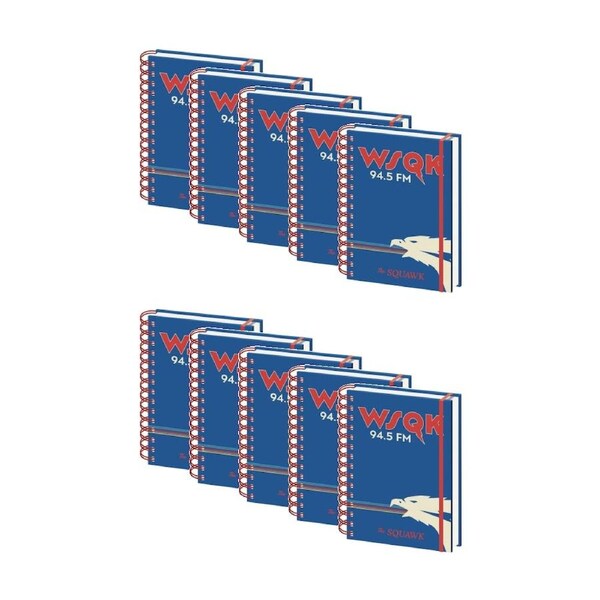 10PK TV Blockbusters Stranger Things 5 WSQK Wiro Spiral Notebook A5 21x16cm