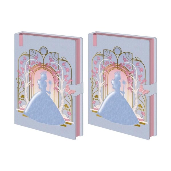 2PK Wicked 2 Glinda Premium Notebook W/ Inner Compartment A5 21x16cm