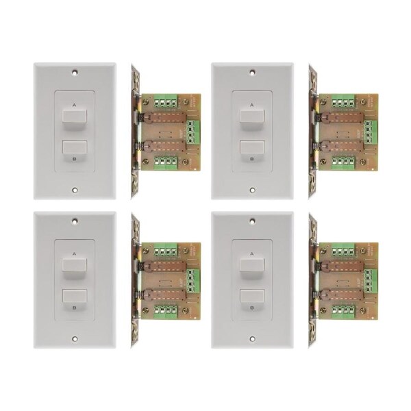 4PK Pro2 A B Or A+B Speaker Selector Wall Plate Switch A 100W Mount Toggle PRO2