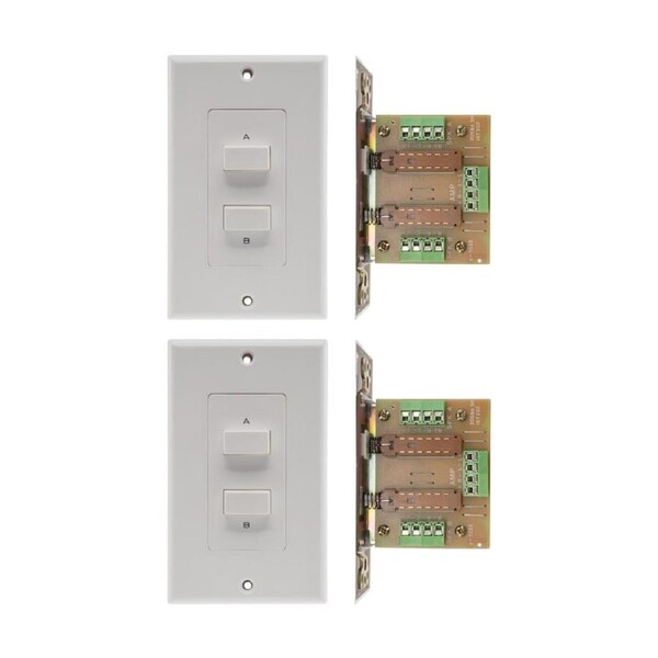 2PK Pro2 A B Or A+B Speaker Selector Wall Plate Switch A 100W Mount Toggle PRO2