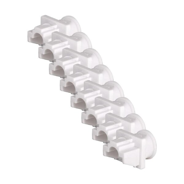8PK T3 Dust Cover 10 Pk For Rj45 White Pack RJ45 Networking Accessories