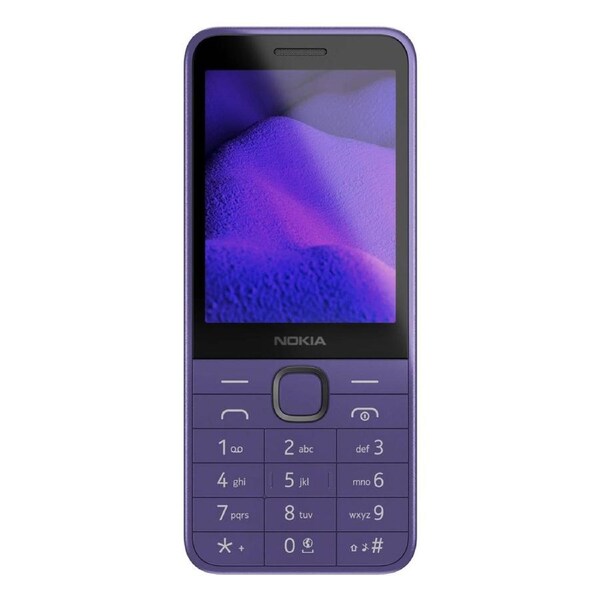 Nokia 235 4G (Dual Sim, Keypad, 2024) - Future Dusk Purple