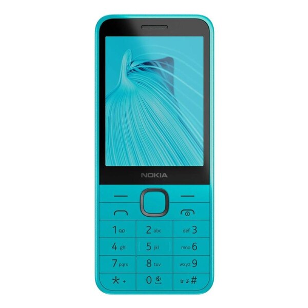 Nokia 235 4G (Dual Sim, Keypad, 2024) - Glacier Blue Blue