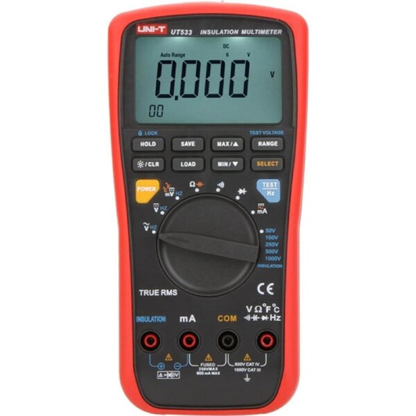 Uni-T Insulation True RMS Multimeter Auto Ranging Resistance Temperature