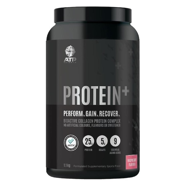 ATP Science Protein Plus Bioactive Collagen Protein Raspberry 1.1kg