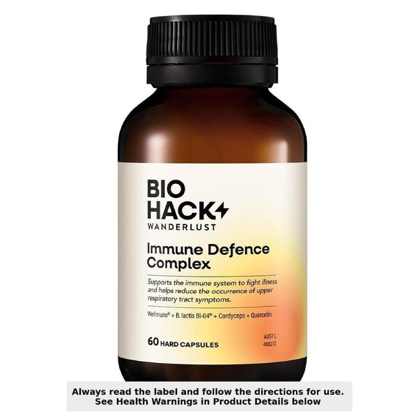 BioHack Wanderlust Immune Defence Complex 60 Capsules