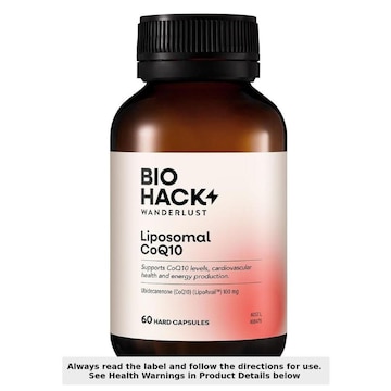 BioHack Wanderlust Liposomal CoQ10 60 Capsules | Woolworths