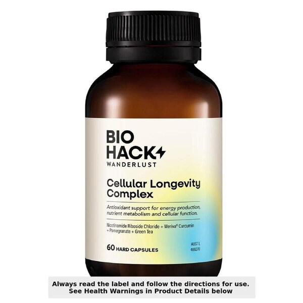 BioHack Wanderlust Cellular Longevity Complex 60 Capsules