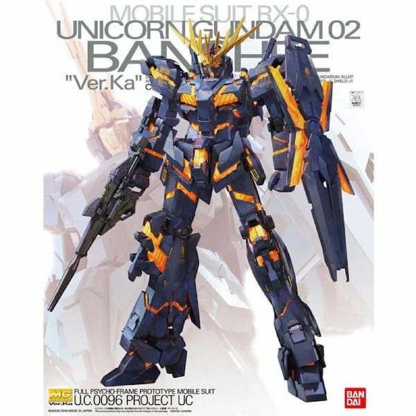 Bandai MG 1/100 Unicorn Gundam 02 Banshee Ver.Ka