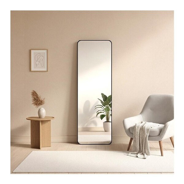 Openook Lionel Floor Mirror 150cm x 40cm - Black