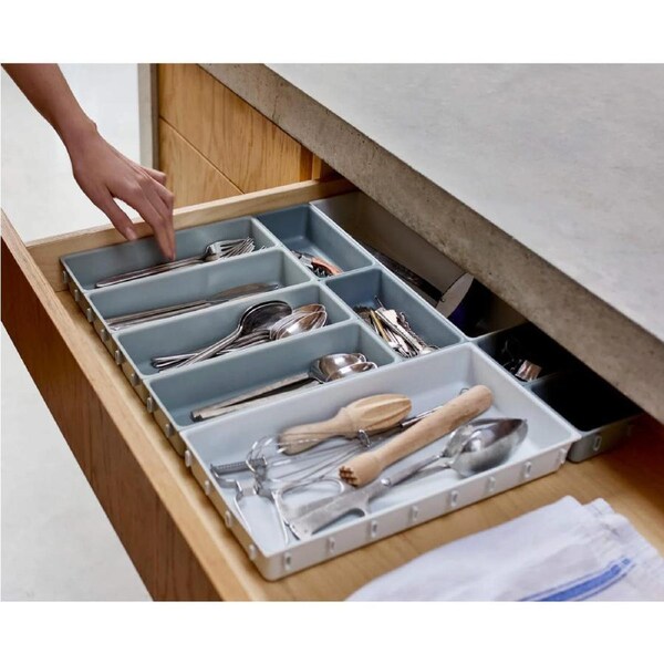 Joseph Joseph Blox 10 Piece Drawer Organiser Set Stone