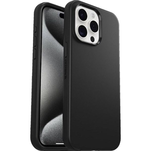OtterBox Symmetry Apple iPhone 15 Pro Max (6.7') Case Black - (77-92631)
