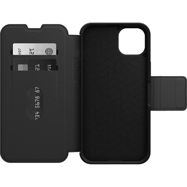 OtterBox Strada Apple iPhone 14 Plus Case Black - (77-88557), DROP+ 3X Military