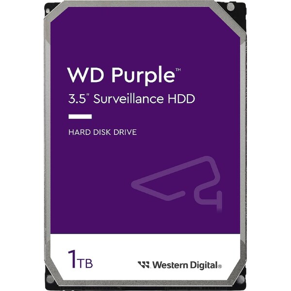 Western Digital WD11PURZ WD Purple 1TB 3.5' Surveillance HDD 5400RPM 64MB SATA3