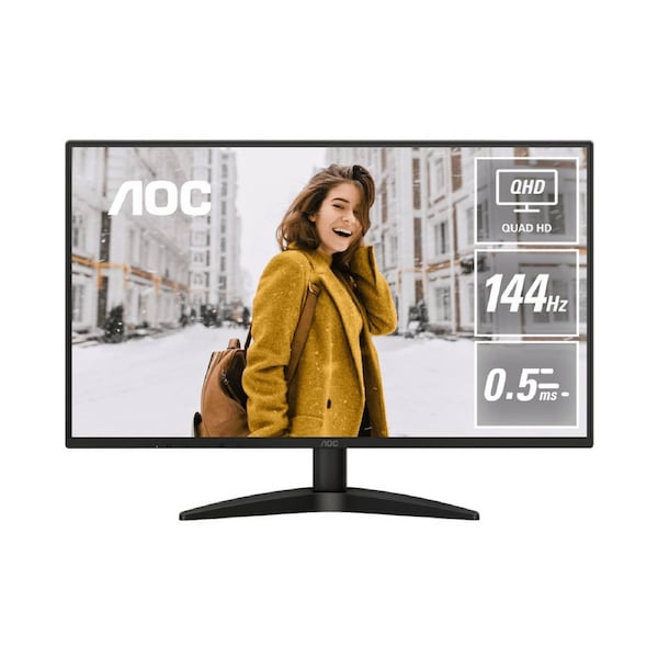 AOC Q27B36X,27' IPS,QHD 2560x1440@144Hz,0.5ms/4ms,300cd/m ,1500:1,HDMI 2.0+DP