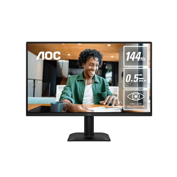 AOC 23.8' IPS 1920x1080@144Hz 4ms GtG 300 cd/m2 1500:1 178o VA sRGB 112%