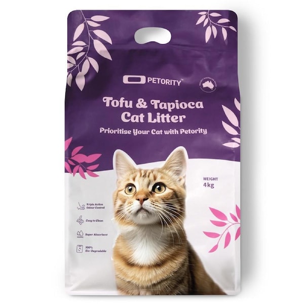 PETORITY Tofu & Tapioca Cat Litter (4KG)