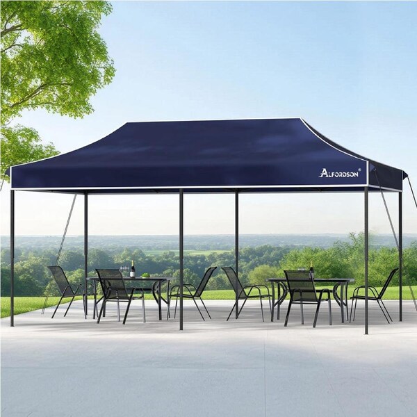 ALFORDSON 3x6m Gazebo ALFORDSON Pop Up Tent Wedding Canopy Navy