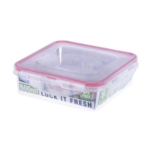 Ozoffer Container Lock It Fresh Food Square 600ml
