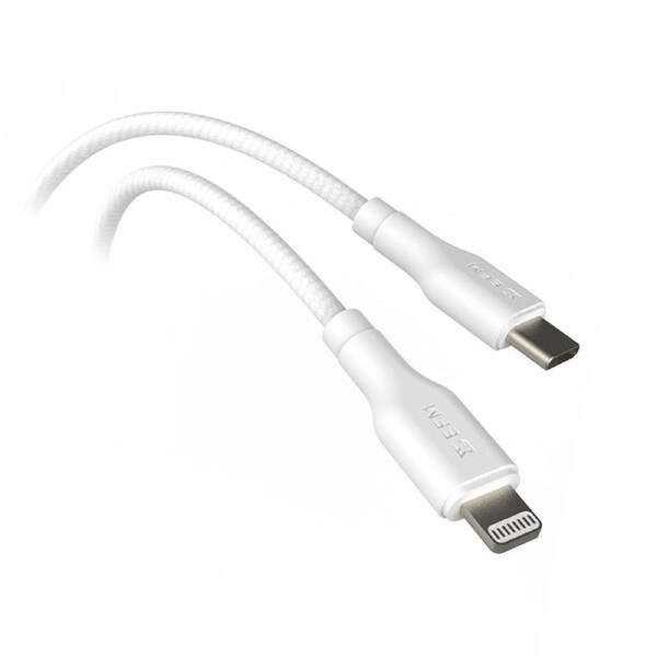 EFM Type-C to Lighting 2M Charging Cable - White [EFCASAE938WHI]