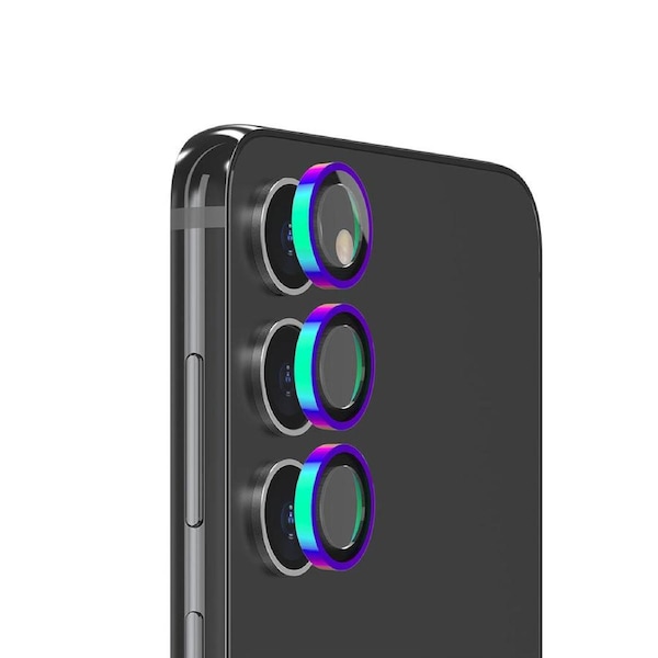 EFM Camera Lens Protector - Galaxy S23 & S23+ - Rainbow [EFSGCLAE1282RBW]
