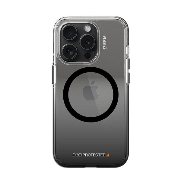 EFM Aspen Case - iPhone 15 Pro - Clear / Black [EFCDUAE606BLA]