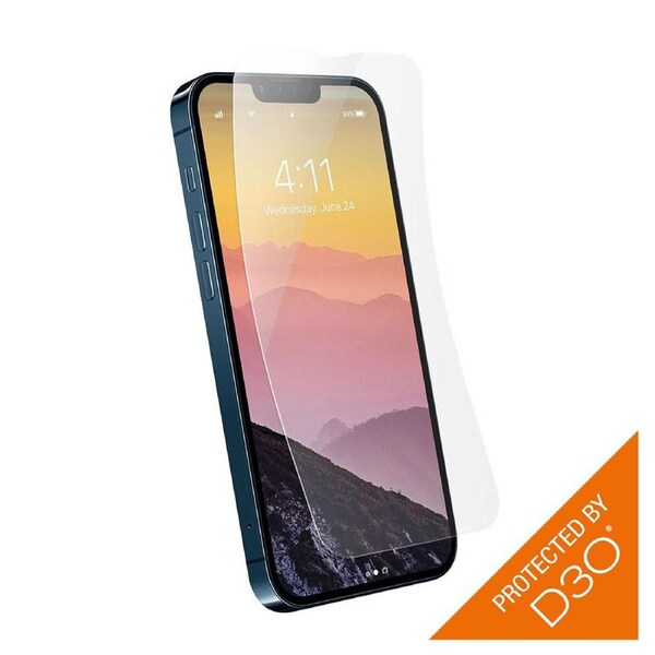 EFM D3O(R) ScreenSafe Film - iPhone 14 Plus & 13 Pro Max - Black / Clear [EFSGDAE193IF]